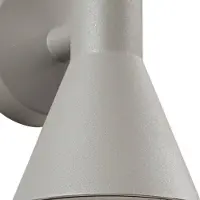 LUCANDE Applique da esterno Xalor, grigio, IP65, metallo, GU10