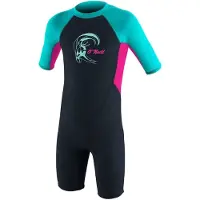 O'Neill Muta Shorty Junior A Maniche Corte Con Cerniera Posteriore Reactor-2 Spring 2 Mm