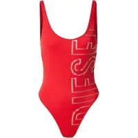 Diesel Costume intero 'PAMELA' rosso / rosso pastello / bianco
