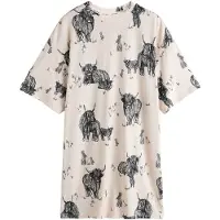 Next Camicia da notte beige sfumato / nero