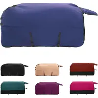 vidaXL Coperta per cavalli, modello "Full Navy", blu, 125 cm, in poliestere