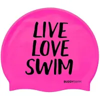 Buddyswim Cuffia Da Nuoto Live Love Swim Silicone