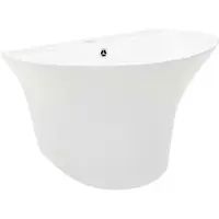 vidaXL Lavabo a parete in Vetroceramica bianca 560 x 480 x 420 mm