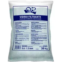 Productos Qp Vetro Filtrante 15kg 0.6-1.2mm