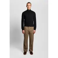 Lyle & Scott Mesh Logo Knitted Track Jacket Jet Black Taglia: L | Cardigan Outlet | Uomo | Nero