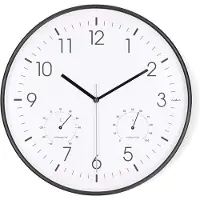 Nedis Orologio Da Parete Clwa4226bk 30 Cm