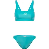 Adidas Women's 3-Stipes BLD Bikini Bikini Donna (32, turchese)