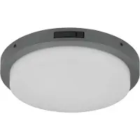 TRIO Lighting Applique da esterni LED Bermejo, rotonda, sensore, CCT, antracite