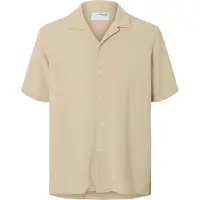 Selected Camicia A Maniche Corte Uomini Beige XL
