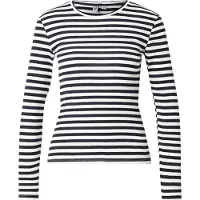 Pieces Top A Maniche Lunghe | Blu | XS
