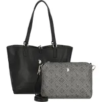 U.S. POLO ASSN. Malibu Borsa tote 30 cm nero