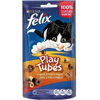 Purina Cibo Per Gatti Play Tubes Con Pollo E Fegato 50g 8 Unità