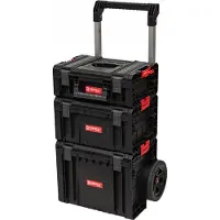 Qbrick Set System PRO 5 2.0 Plus Set valigetta portautensili PRO Cart 2.0 Plus + PRO Toolbox 2.0 + PRO Technician Case 2.0