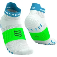 Compressport Pro Racing Socks V4.0 Run Low Calze da running (T2 - EU 39-41, grigio)
