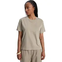 Quiksilver Women's Essential S/S Tee T-shirt Donna (XL, beige)