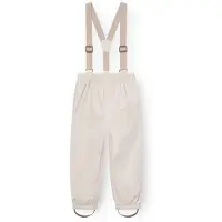 Mini A Ture Kid's Matwilans Suspender Pants Pantaloni antipioggia Bambini (116 - 6 Years, bianco)