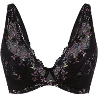 Lingadore Reggiseno verde / lilla / nero