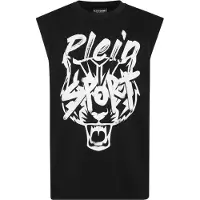 Plein sport Maglietta nero / bianco