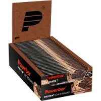 Powerbar Scatola Di Barrette Proteiche Plus Low Sugar 30% Brownie Al Cioccolato 35g 30 Unità