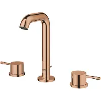 GROHE Essence, mitigeur de lavabo 3 trous, saillie 114mm, avec vidage à tirette, 20296DA1, 20296DA1