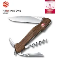 Victorinox Wine Master Walnut, coltello da tasca con cavatappi a doppia leva 0.9701.63