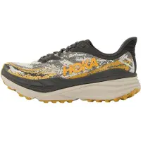 Hoka One One - Chaussures de trail - Stinson 7 M Black/Cement per Uomo - Taglia 42 - Nero