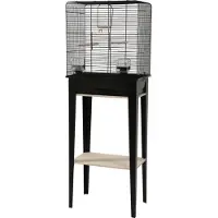 Zolux Birdcage: loft chic con mobili neri