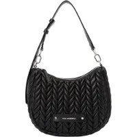 Karl Lagerfeld Weave Borsa a spalla 27 cm nero