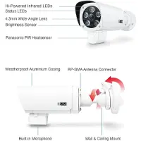 Instar IN-9408 2K+ LAN/WLAN ws 101665 Telecamera di sorveglianza IP WLAN 2560 x 1440 pixel (101665)