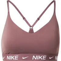 Nike Reggiseno sportivo 'Indy' marrone / bianco