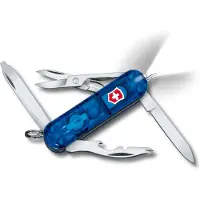 Victorinox Midnite Manager, coltellino svizzero, blu trasparente
