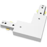 Philips Connettore a morsetto L, destro, per apparecchi a binario, 220-240 V, bianco