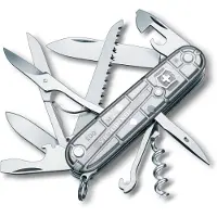 Victorinox Huntsman, coltellino svizzero, argento trasparente