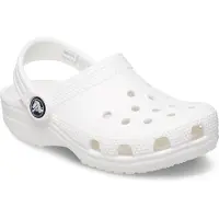 Crocs Kid's Classic Clog T Sandali Bambini (24-25, bianco)