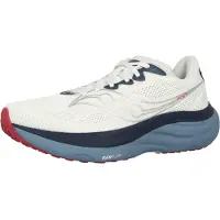 Saucony - Scarpe da running - Ride 19 Ivory/Storm per Uomo - Taglia 44.5 - Bianco
