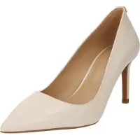 Michael Kors décolleté alina flex con tacco a stiletto medio in pelle liscia crema