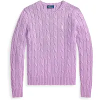 Ralph Lauren Maglia a girocollo in cotone intrecciato con logo Pony