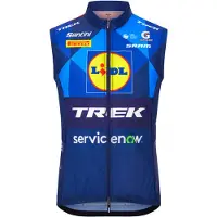 Santini Lidl Trek Wind Vest Gilet da ciclismo (XS, blu)