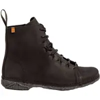 El naturalista per donna. 2N9091101005_001 Piacevoli stivaletti in pelle nera (38), Nero, Basso, Stringhe, Casual