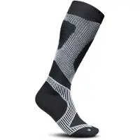 Bauerfeind Sports Run Performance Compression Socks Calze da running Uomo (42-45 - Wade M, grigio)