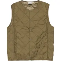Gramicci - Giacca imbottita e isolante senza maniche - Thermal Insulation Quilted Vest Deep Laurel per Uomo in Nylon - Taglia S - Kaki