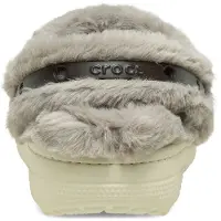Crocs Classic Unfurgettable Clog Scarpe da casa (M8 / W10, beige/grigio)