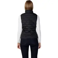 Emporio Armani per donna. 8NTQ08_TNF8Z Gilet ripiegabile Core nero (XS), Casual, Poliestere