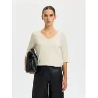 Selected Top A Maglia Donne Bianco L
