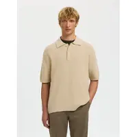 Selected Camicia Polo In Maglia Uomini Grigio S