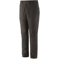 Patagonia Terravia Trail Pants Pantaloni da trekking Uomo (38 - Short, nero/grigio)