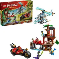 LEGO Battaglia alla casa sull'albero con veicolo Ninja