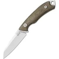 MKM Knives MKM Pocket Tango 2 Lambsfoot PT2-GC Green Canvas Micarta coltello fisso, David C. Andersen design
