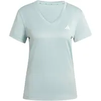 Adidas Women's WE Min V-Neck Tee Maglia funzionale Donna (S, grigio)