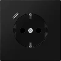 JUNG Presa SCHUKO con USB tipo C - Presa LS1520-18CSWM